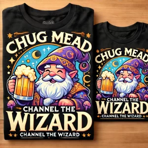 Chug Mead, Channel the Wizard - T-Shirt